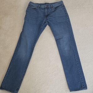 J. Crew Men's Straight-Leg Blue Jeans